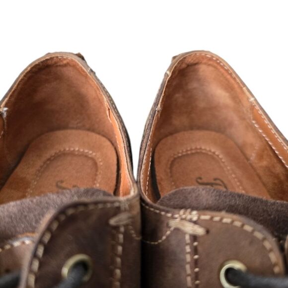FLORSHEIM Shoe Co. Dress Shoes Size 12 Brown Leather Oxford Lace-up - Picture 5 of 10